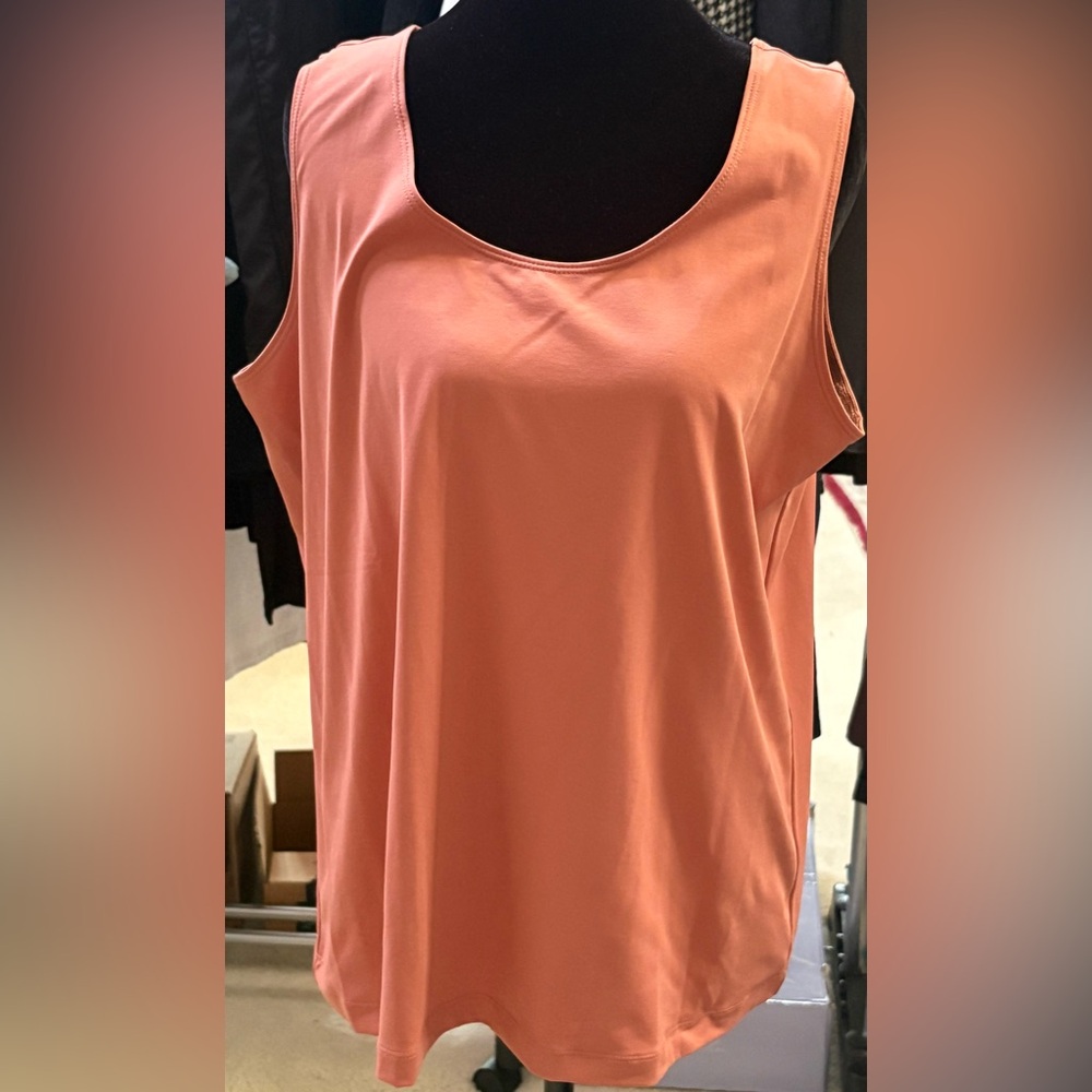 Chico's Coral Sleeveless Tank Top